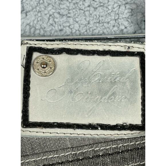 Vintage Pepe Jeans London Women's Jewel Embroidered 25 Jeans Gray United Kingdom - Picture 8 of 12